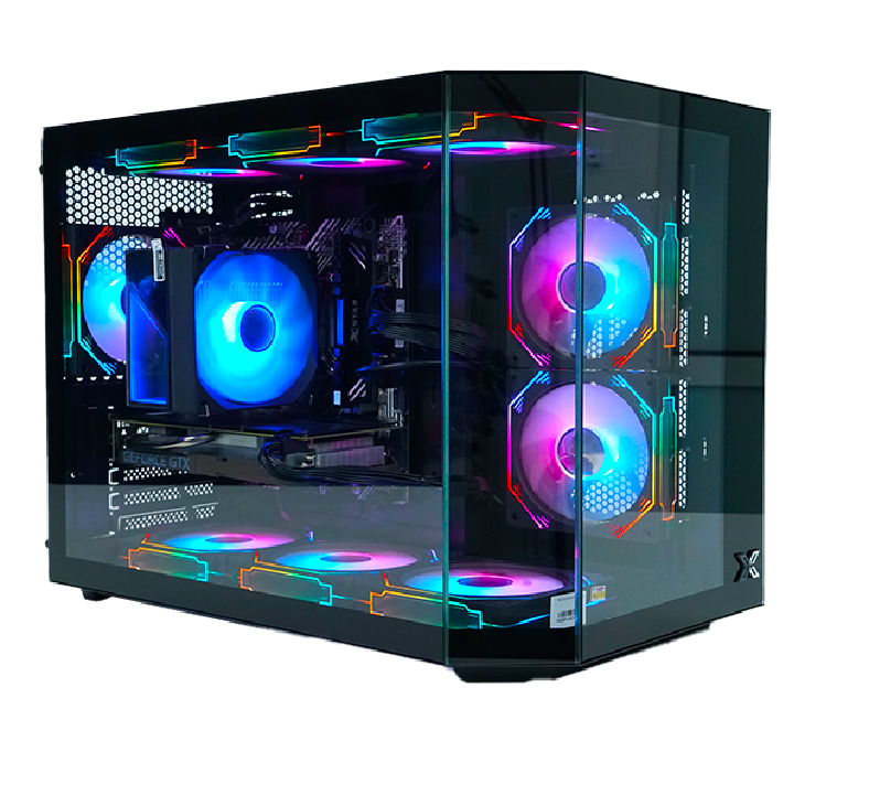 VỎ XIGMATEK CUBI M PREMIUM GAMING BLACK M-ATX (Chưa kèm fan)