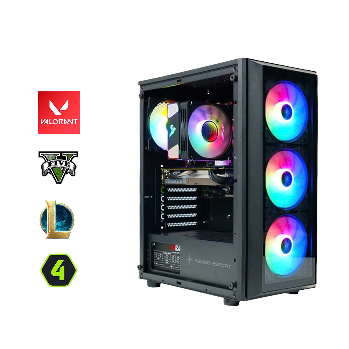 PC Gaming AMD Ryzen 7 5700X | GeForce RTX 3060 12GB | 16 GB | NVMe 512GB